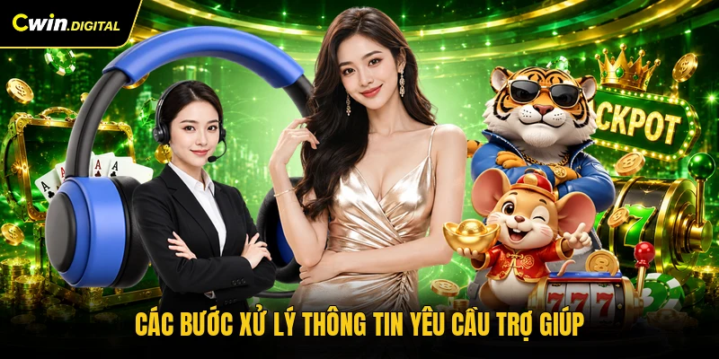 Các bước xử lý thông tin yêu cầu trợ giúp