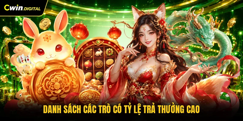Danh sách các trò có tỷ lệ trả thưởng cao